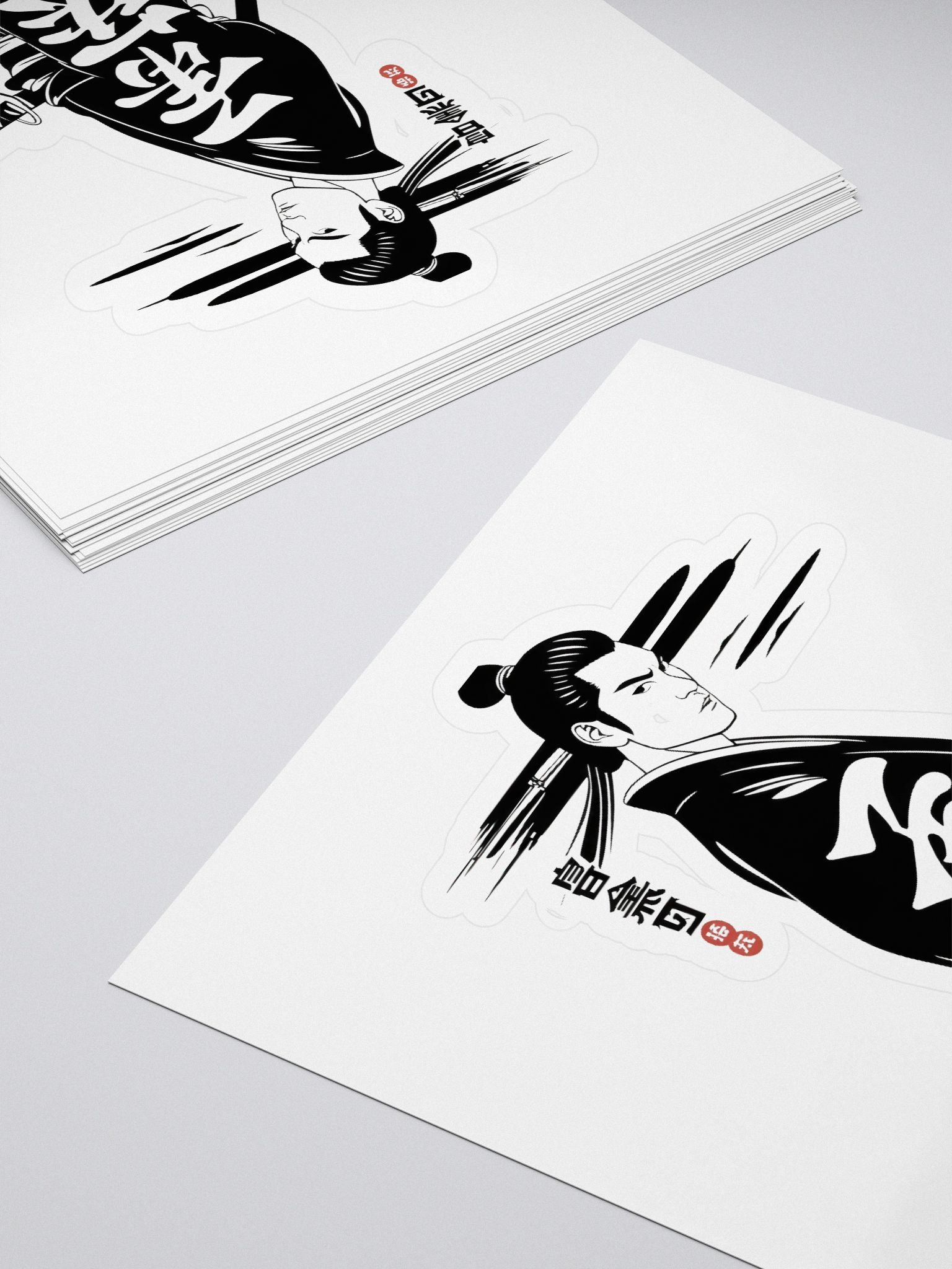 Samurai Serenity Kiss Cut Stickers product image (4)