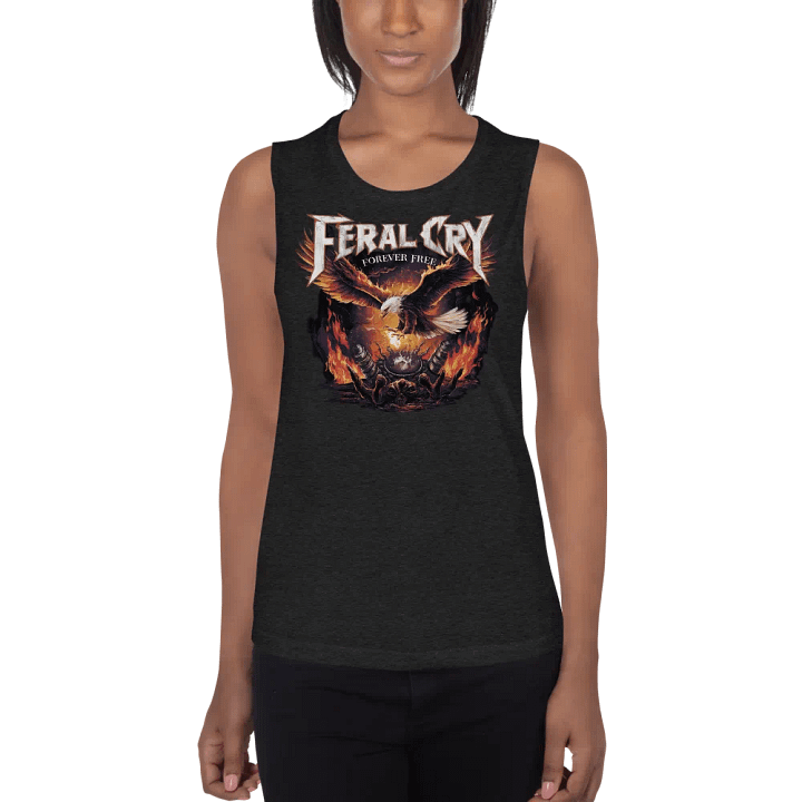 Feral Cry Forever Free Eagle Women's Tank product image (2)