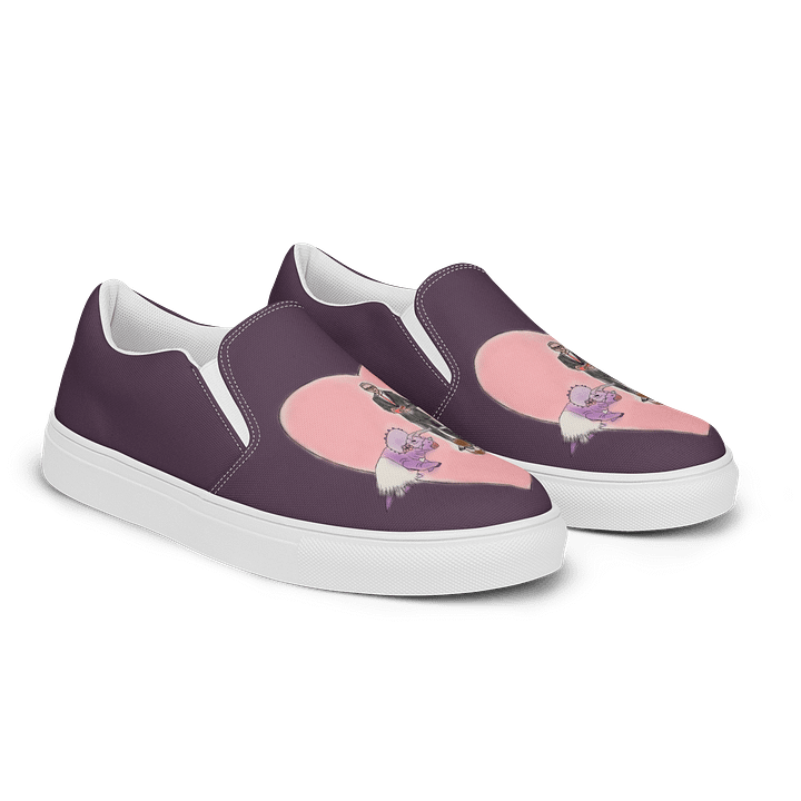 "Jurassic Park Wedding" Slip On Canvas Shoes (Women's) product image (2)