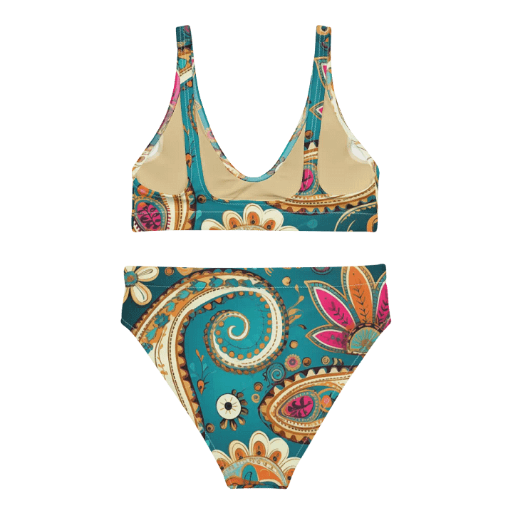 Boho Chic Paisley Paradise High-Waisted Bikini product image (2)