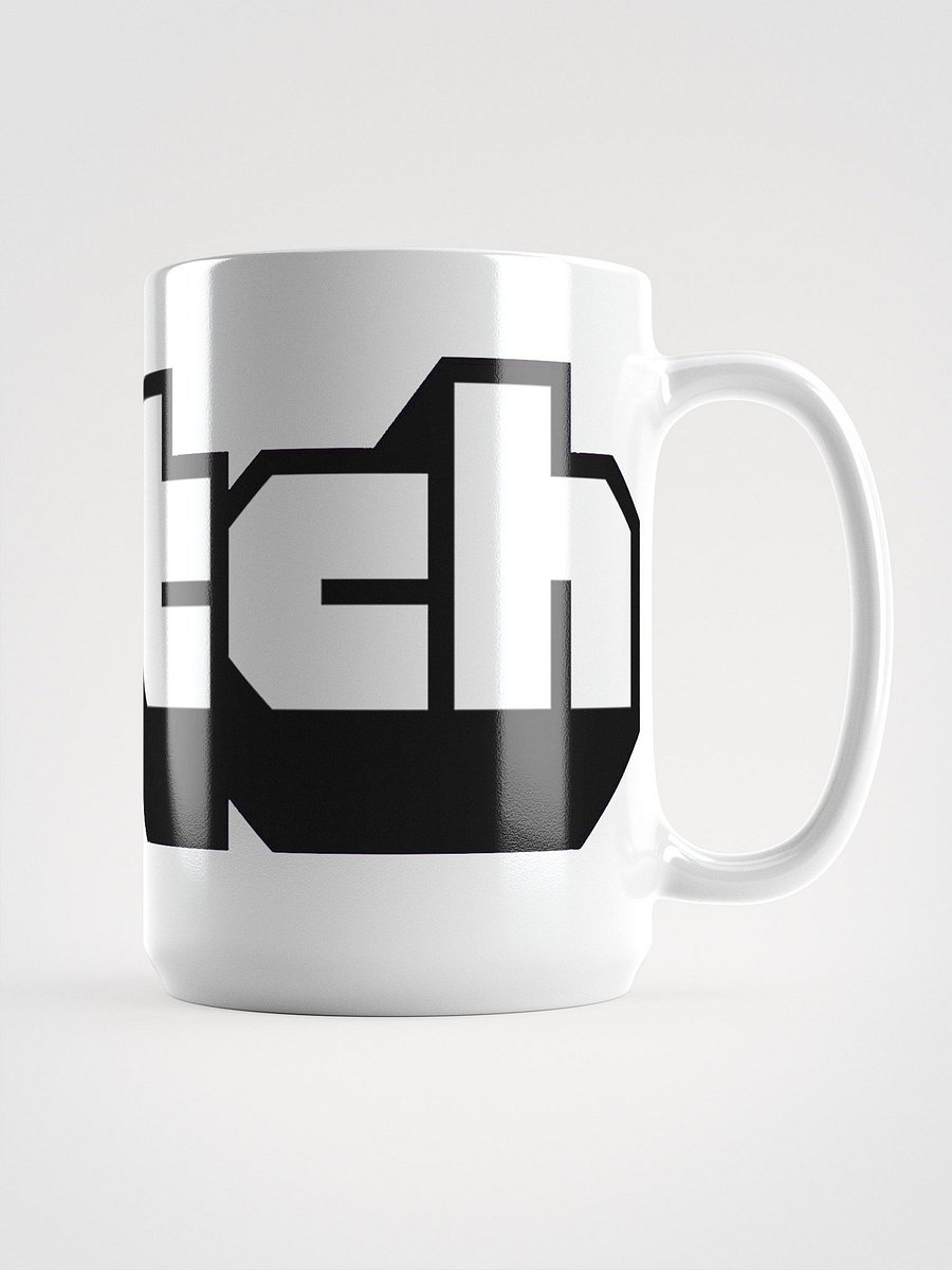 Twitch Block Logo White Glossy Mug product image (1)