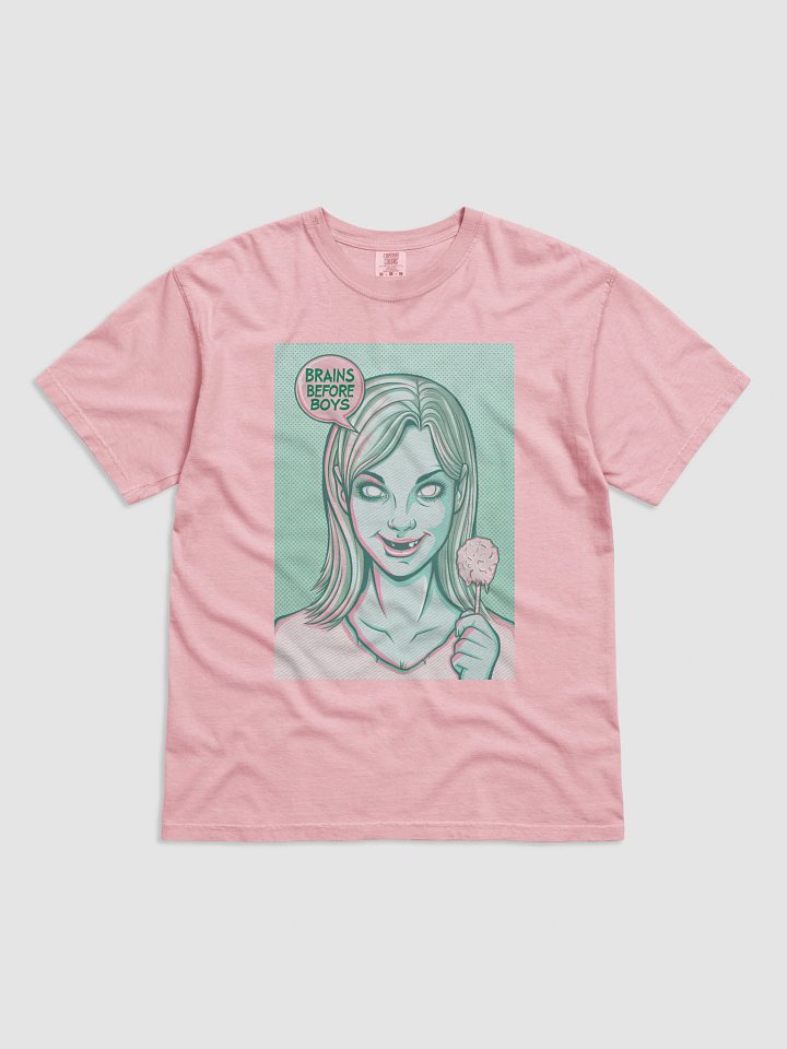 Brains Before Boys Zombie T-Shirt product image (3)