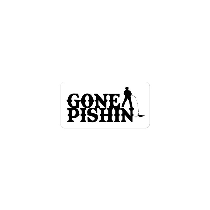 Gone Pishin Magnet (White) product image (1)