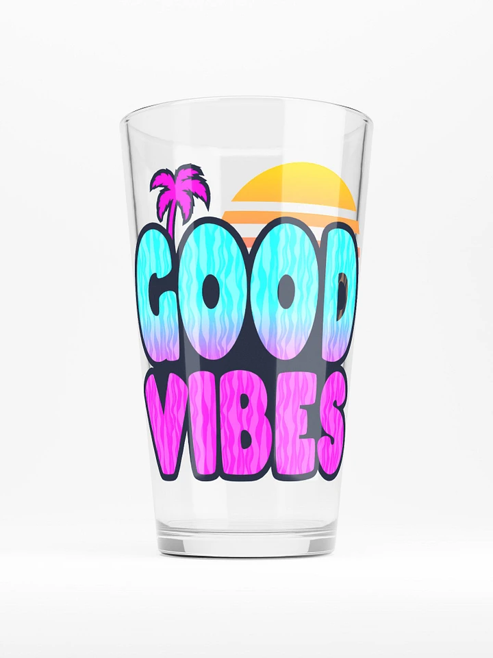 GOOD VIBES PINT GLASS product image (1)