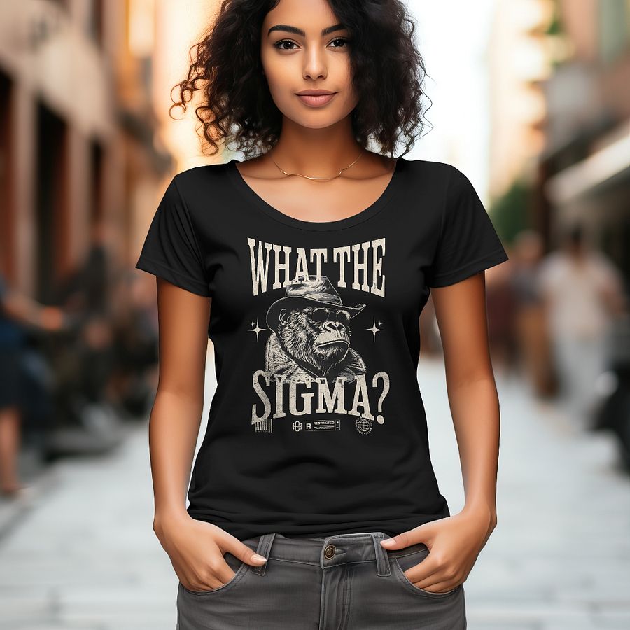What The Sigma, Gorilla Sigma Swagger T-Shirt product image (4)