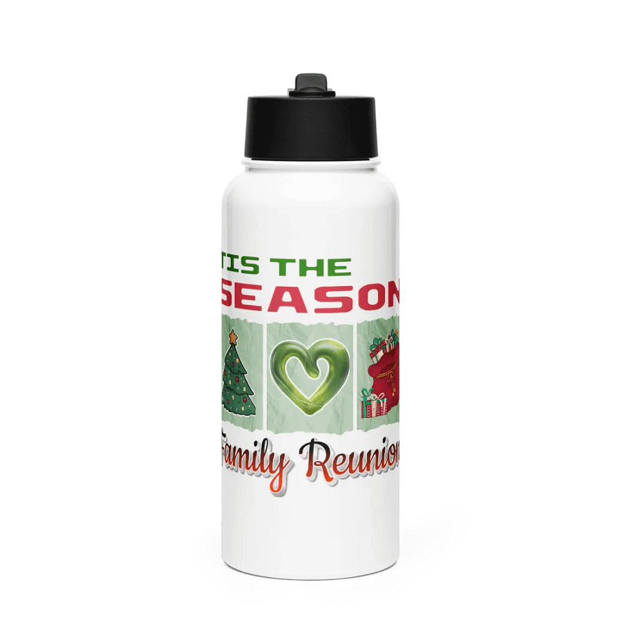 Festive Family Reunion Stainless Steel Bottle product image (1)