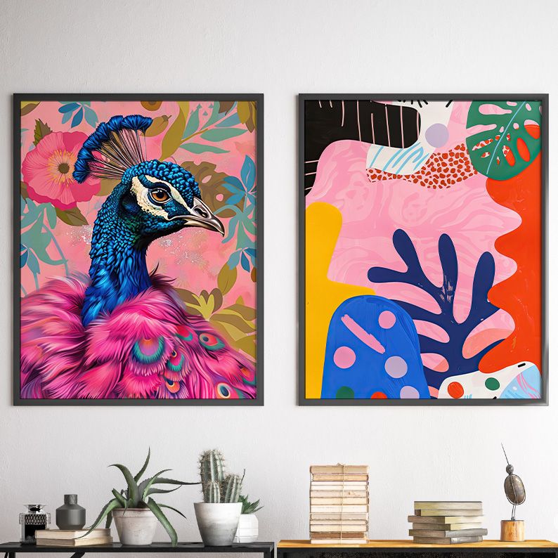Maximalist Gallery Wall Set of 9 Colorful DIGITAL Prints product image (4)
