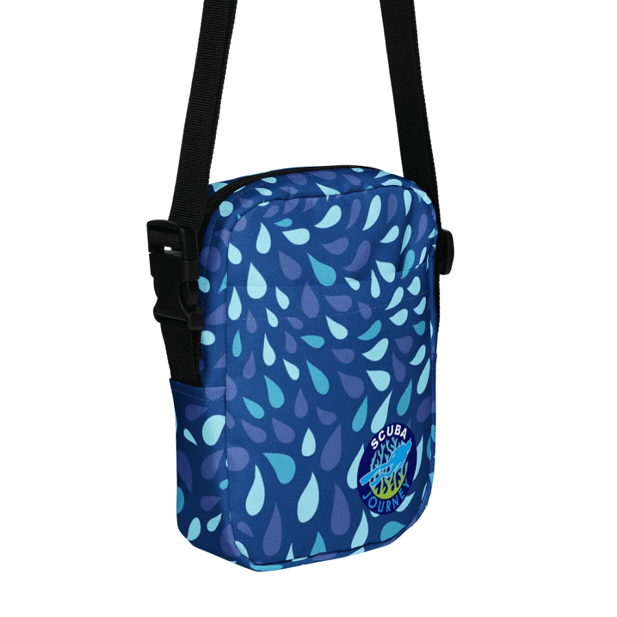 Serene Blue Teardrop Crossbody Bag product image (5)