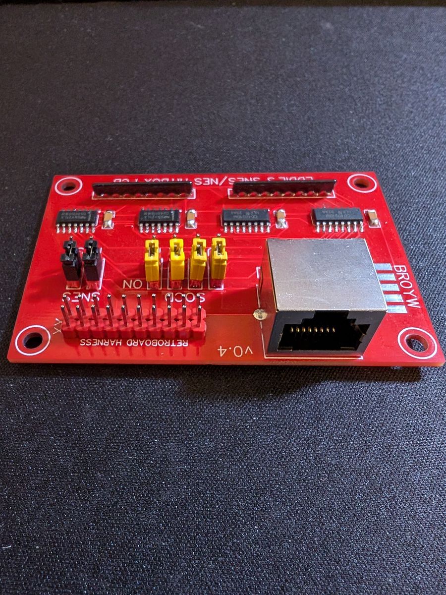 Eddie's SNES Retro Board PCB (RED) product image (3)