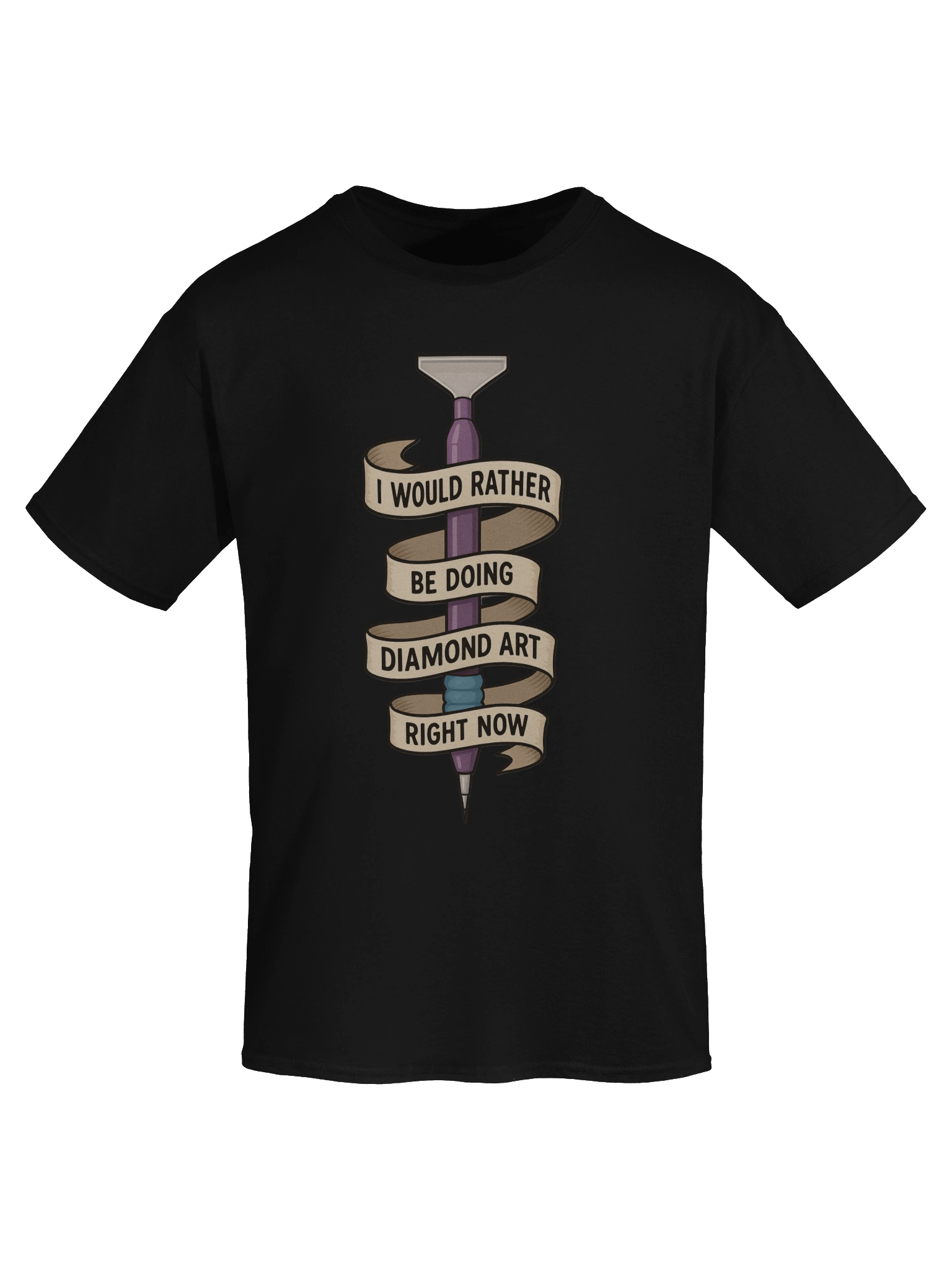 I would rather be doing diamond art It-shirt product image (7)