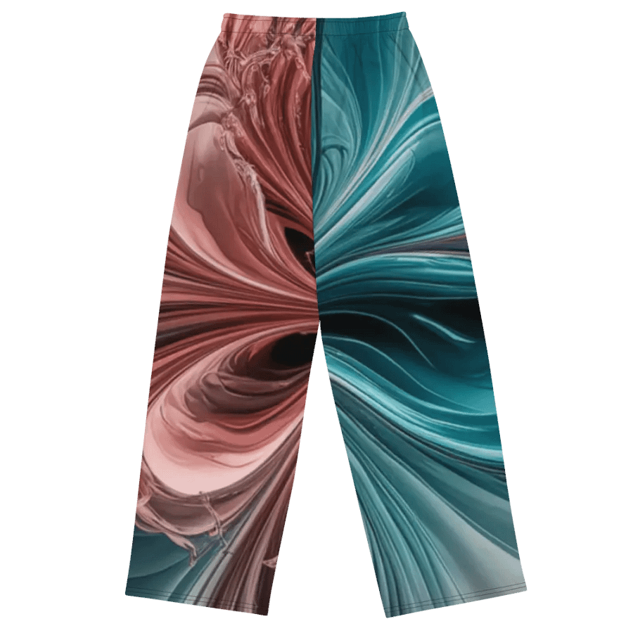 Liquid Color PT, Unisex Wide Leg Pants product image (6)