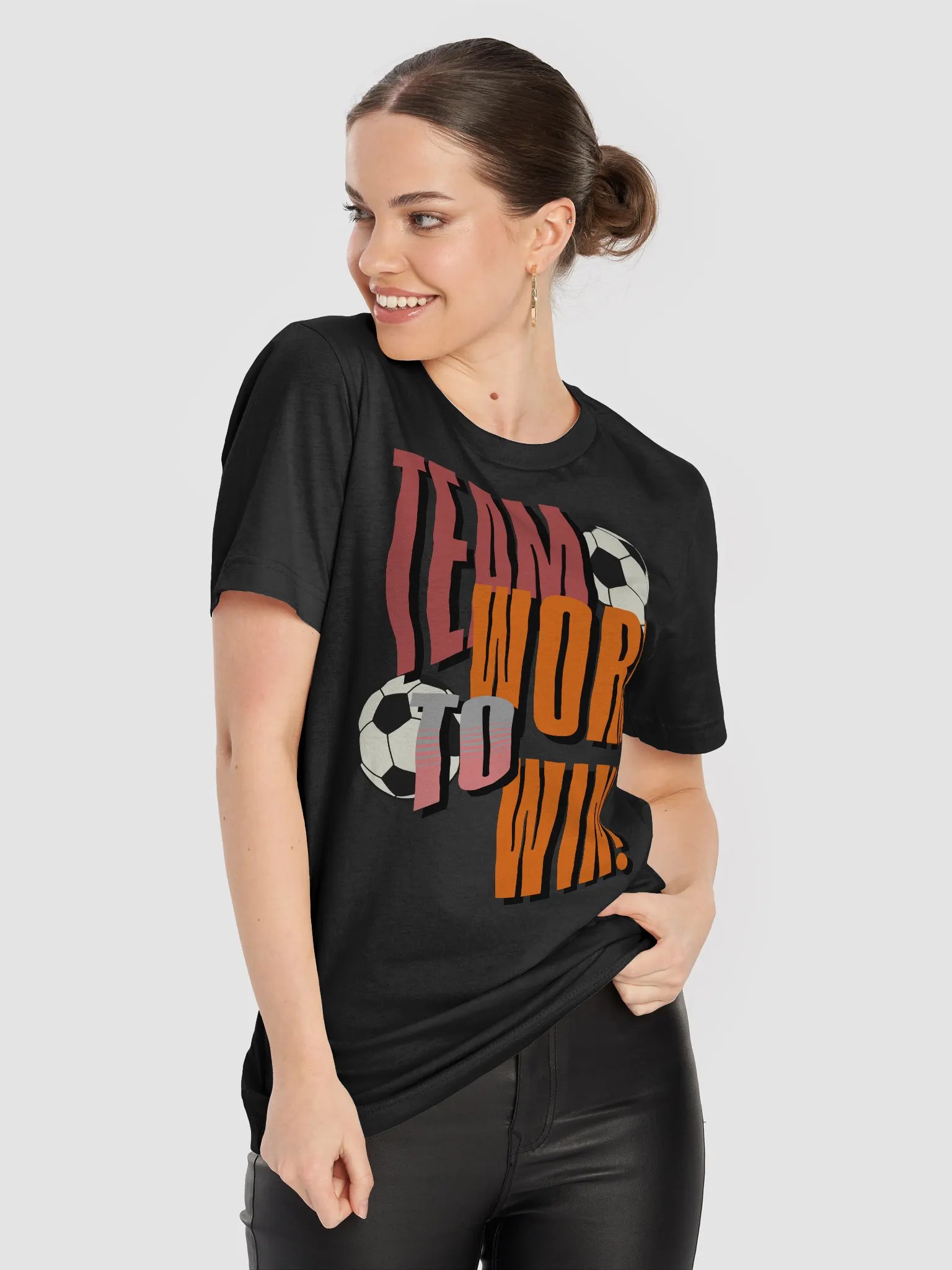 Team Work To Win! Soccer Winning Team T-Shirt product image (5)