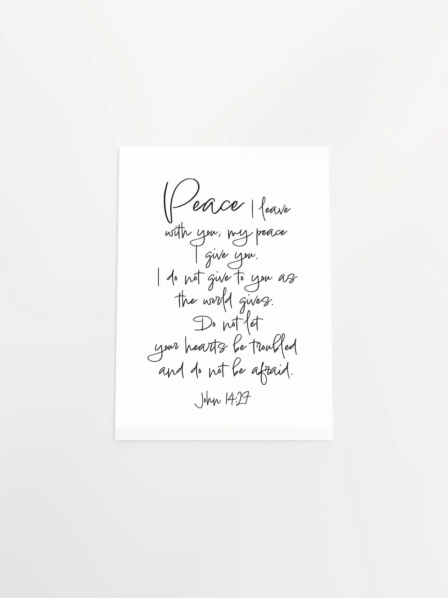 Peace, I Leave with You - Print product image (4)