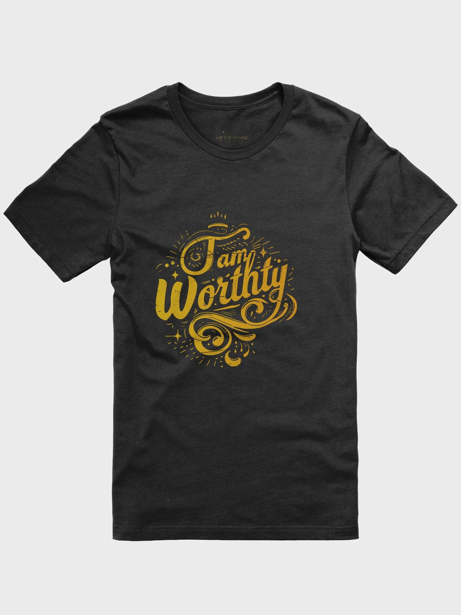 I AM WORTHY! T-SHIRT & 5 MIN GRATITUDE DIGITAL JOURNAL BUNDLE product image (1)