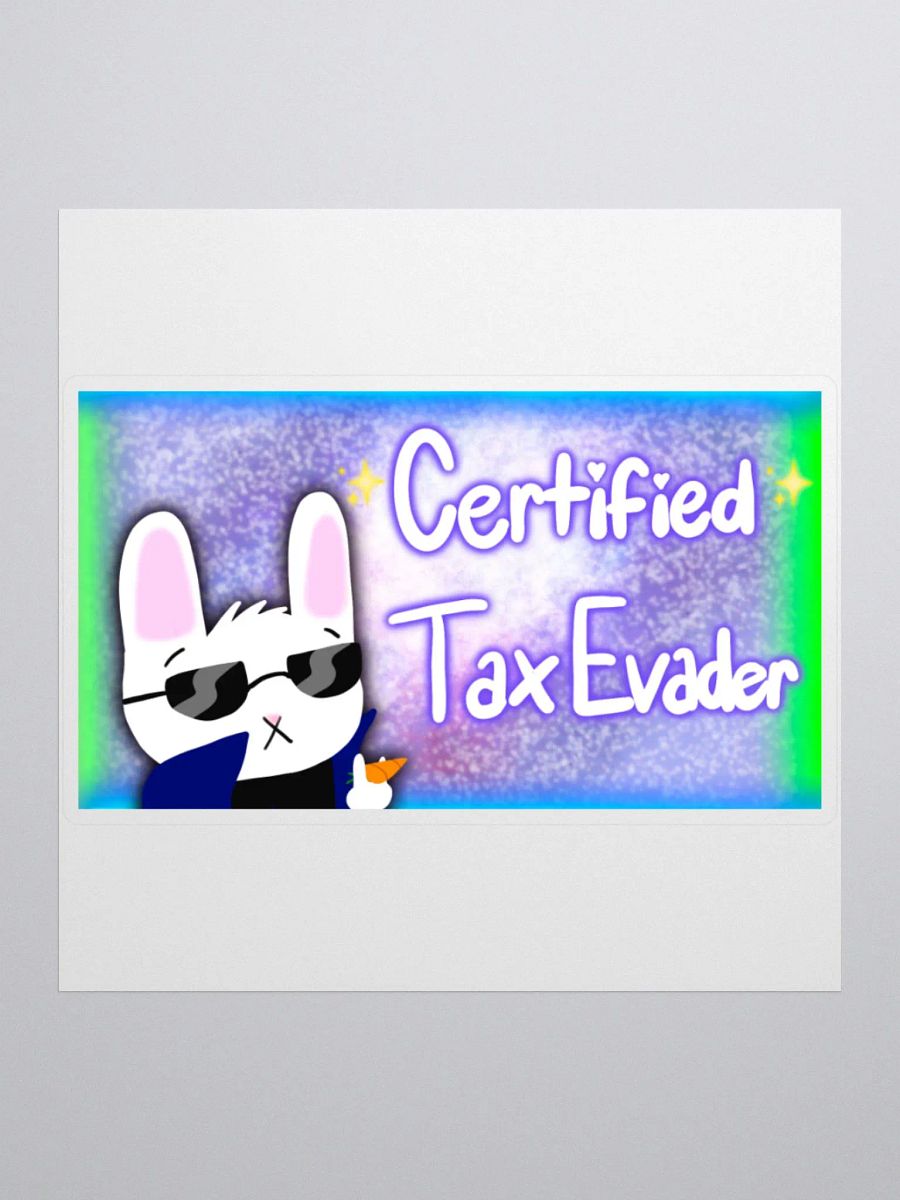Certified Tax Evader product image (1)