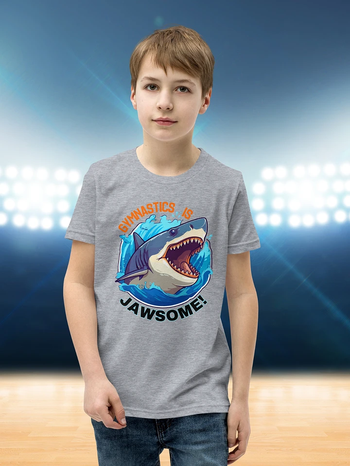 Gymnastics is Jawsome Boys Shark T-Shirt product image (1)