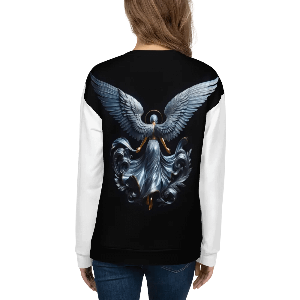 A Silver Angel and Cross - Unisex Sweatshirt #9 product image (5)