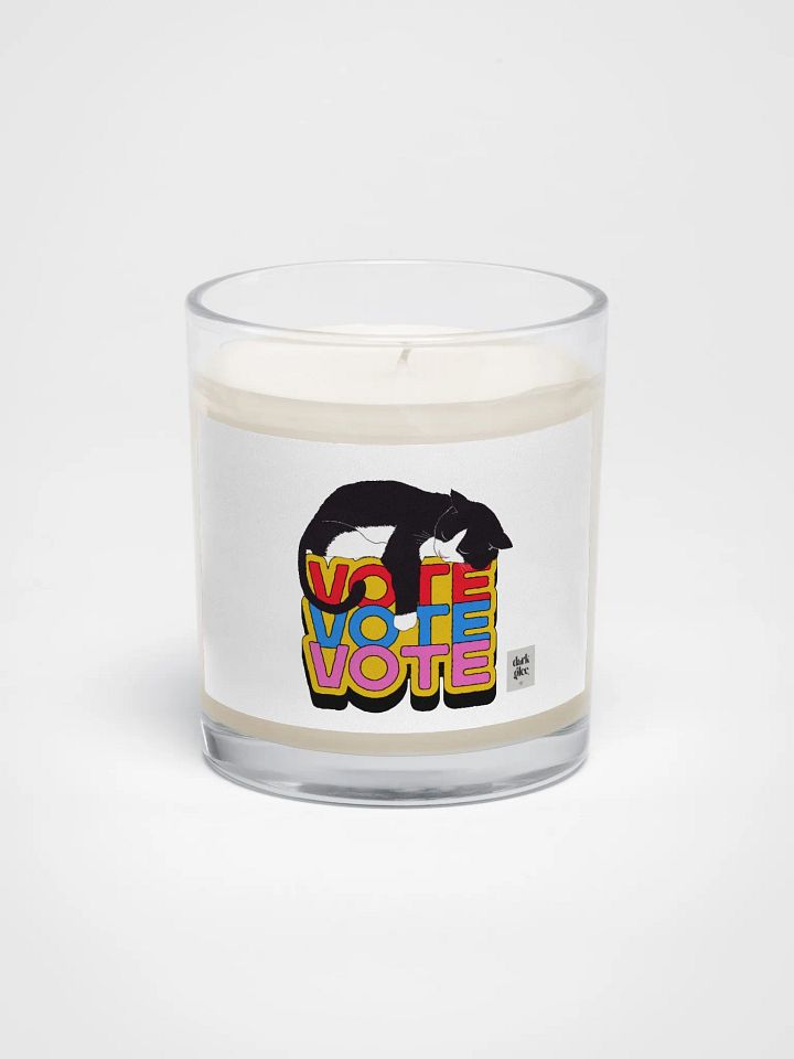 Slumbering Cat Vote Soy Wax Candle product image (1)