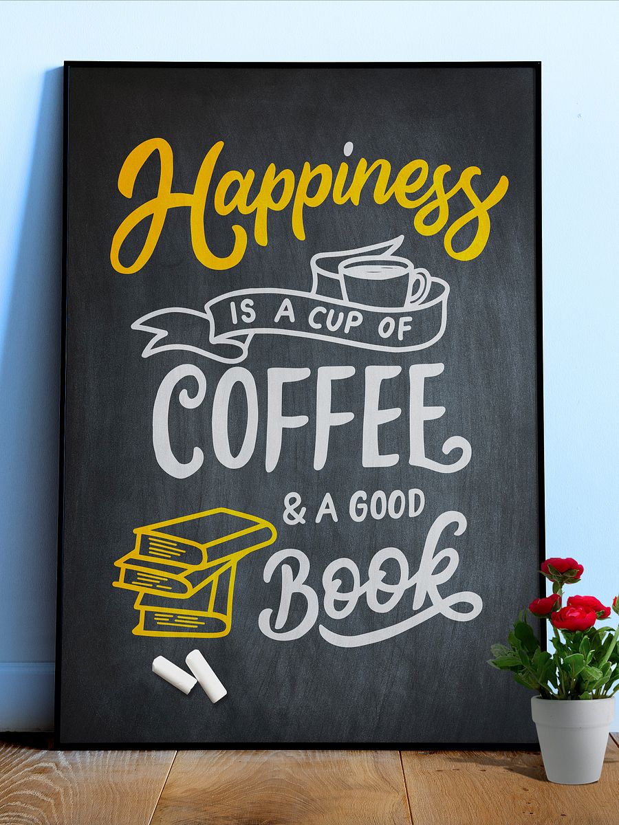Coffee Lettering Poster Print, Good Morning Coffee Poster, Coffee Lover Gift, Coffee Station Wall Art —Trendy Kitchen Wall Art,Kitchen Decor product image (1)