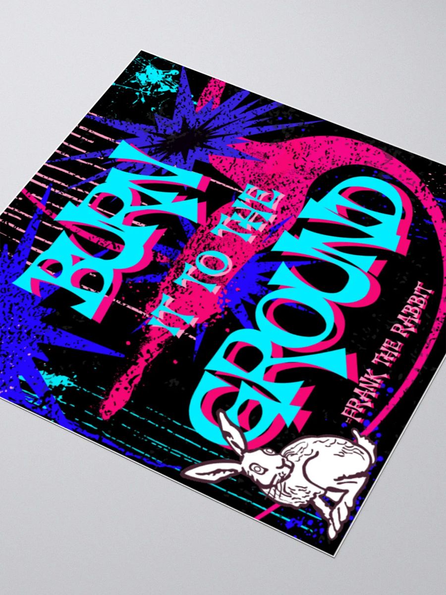 burn it to the ground, bunny rabbit Rebellion Kiss Cut Stickers product image (8)