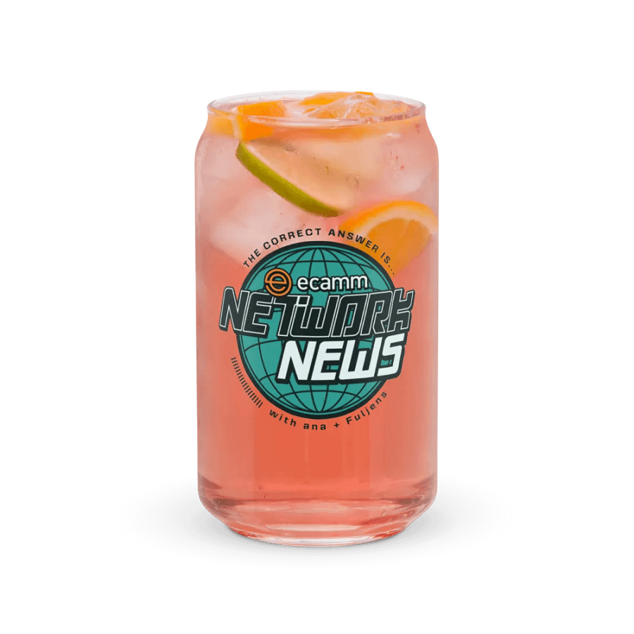 Ecamm Network News 16oz Glass product image (37)