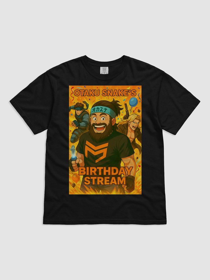 Snake's Birthday Stream Celebration Tee product image (1)