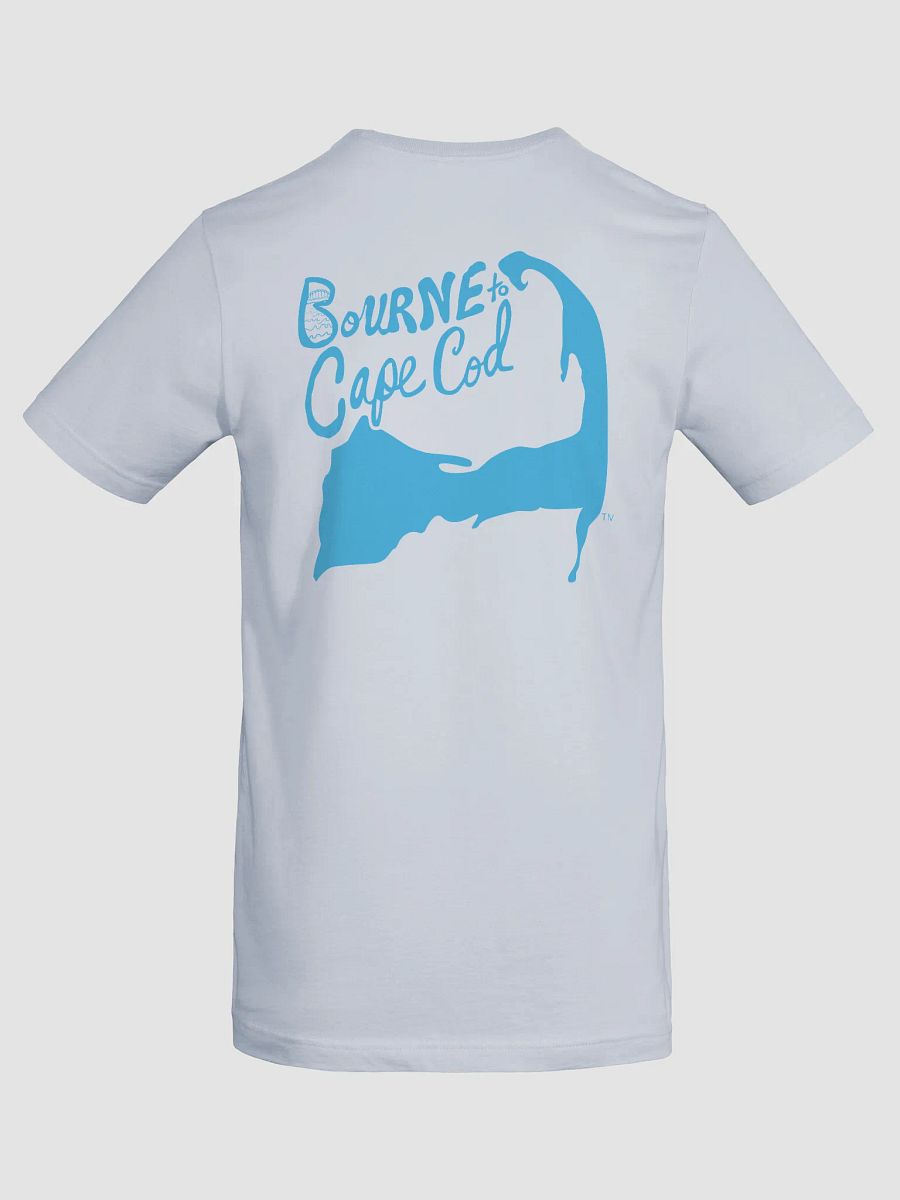 Women's | BOURNE to Cape Cod™ | Supersoft T-Shirt by Bella+Canvas | Deep Sky Blue Logo on Pastel Colors product image (54)