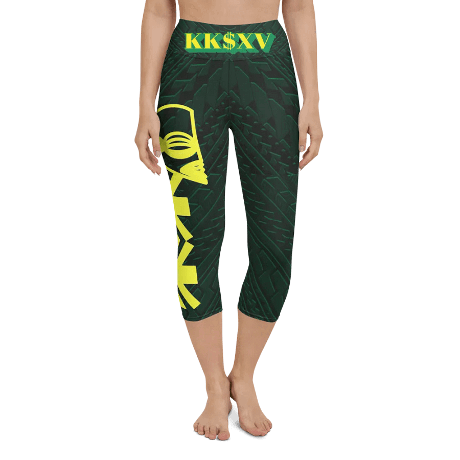 Tatau Korero Tiki Yoga Capri Leggings product image (4)