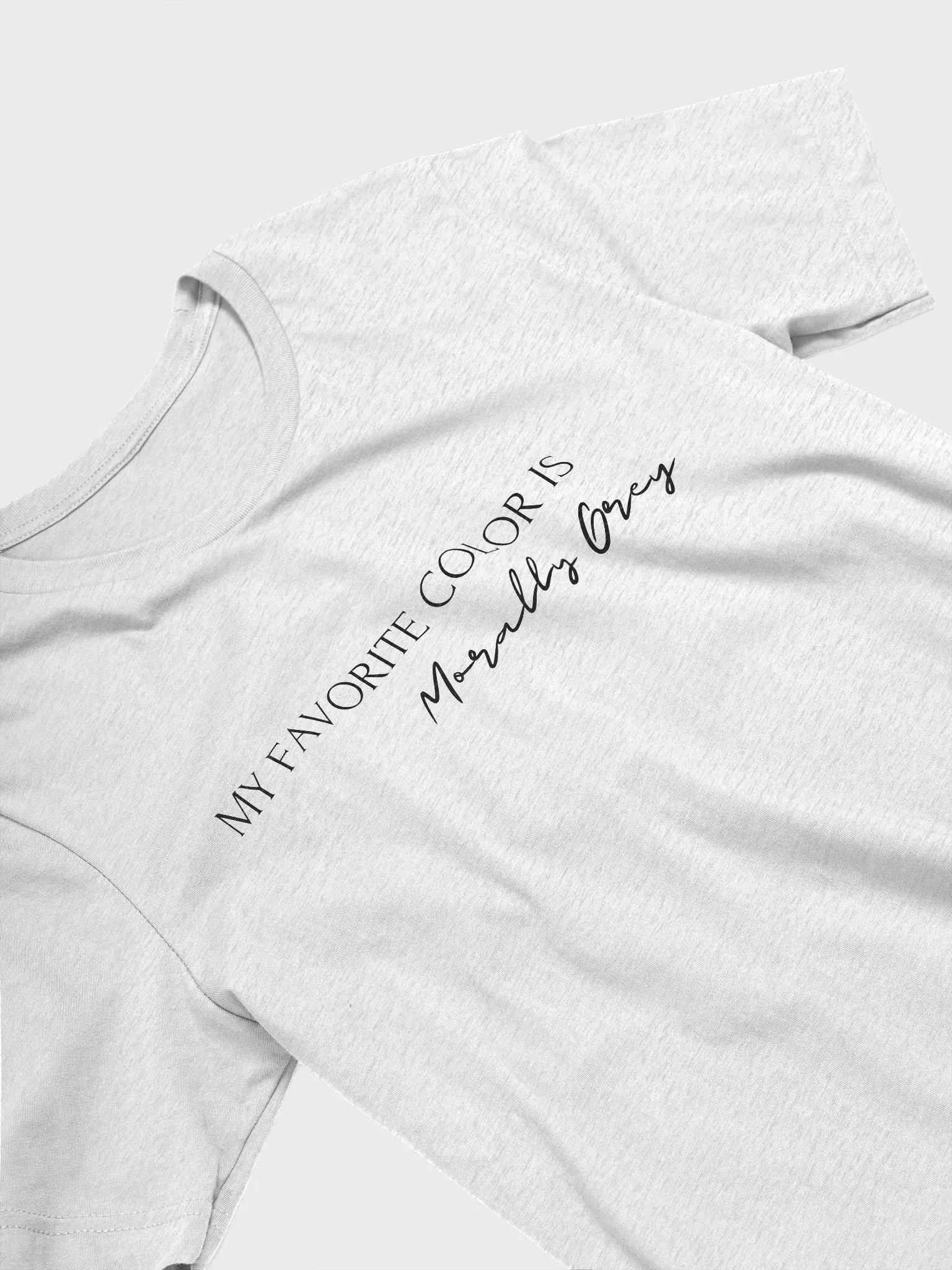 Morally Grey Shirt Black Font - Jackson product image (3)