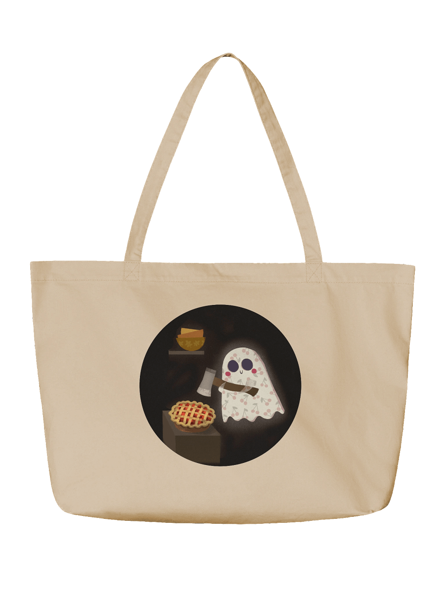 Little Ghost Food Lover (different ghost on each side) - Tote Bag product image (3)