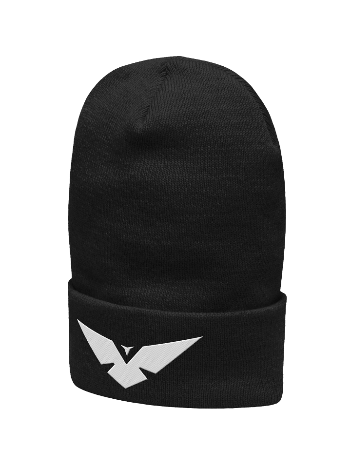 White Logo Cuffed Beanie product image (2)