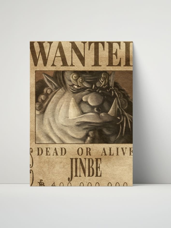 One Piece – Jinbe Ocean Fang Bounty – 8x10 Metal Print product image (1)