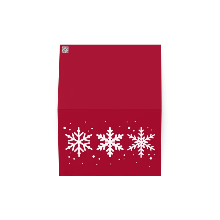 White Snowflakes Greeting Card product image (2)