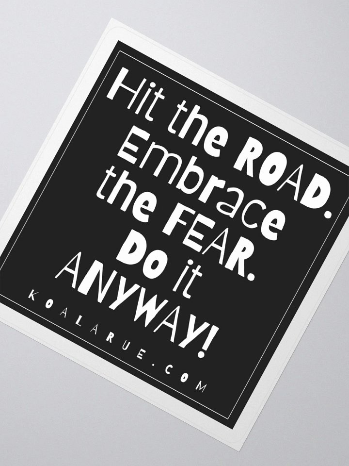 EMBRACE THE FEAR • STICKER product image (1)