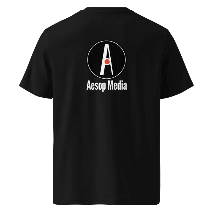 Aesop Media T-Shirt (black organic cotton) product image (2)