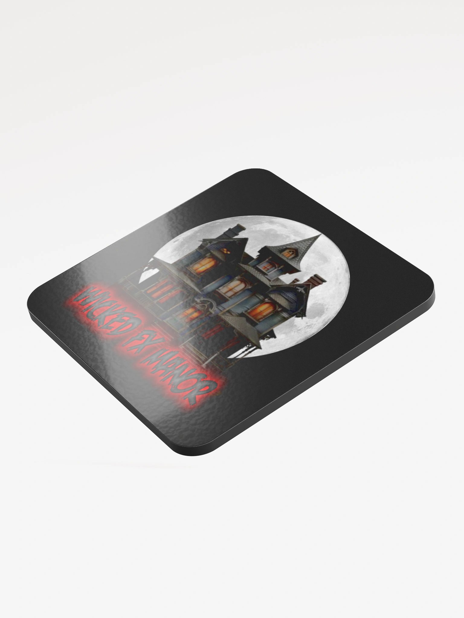 Wicked FX Manor Haunted House Glossed Cork Coaster product image (3)