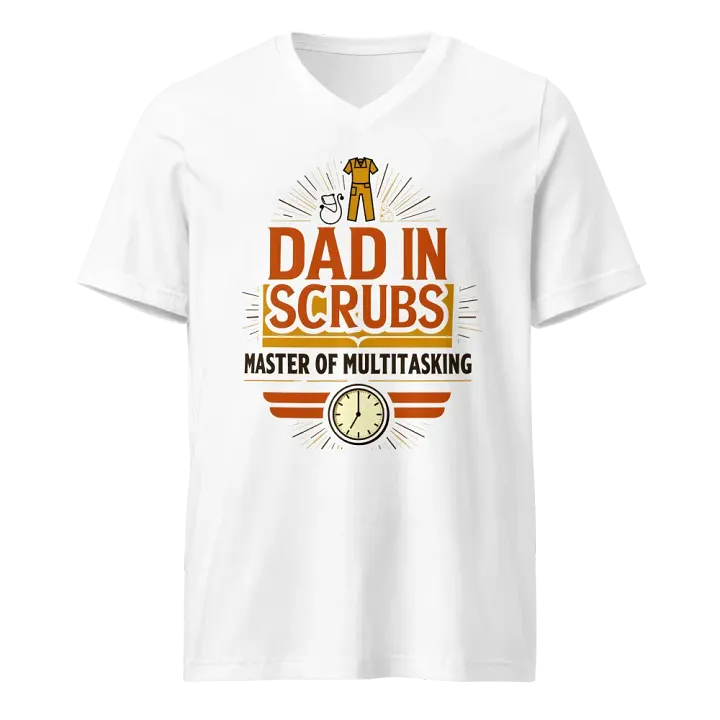 Master of Multitasking Dad V-Neck Tee product image (1)