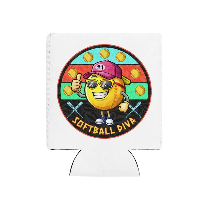 Softball Diva Can Cooler product image (1)