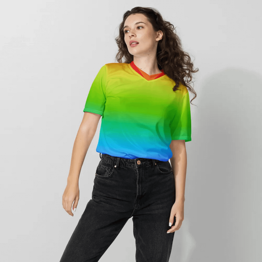 Rainbow Unisex Sport Jersey product image (8)