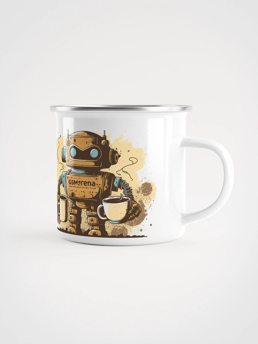 Robot Enamel Coffee Mug product image (5)