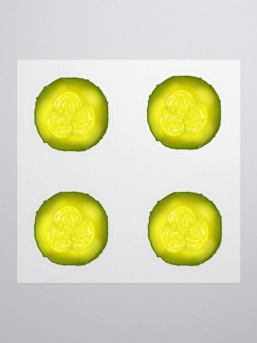 Pickle Slices Stickers product image (1)