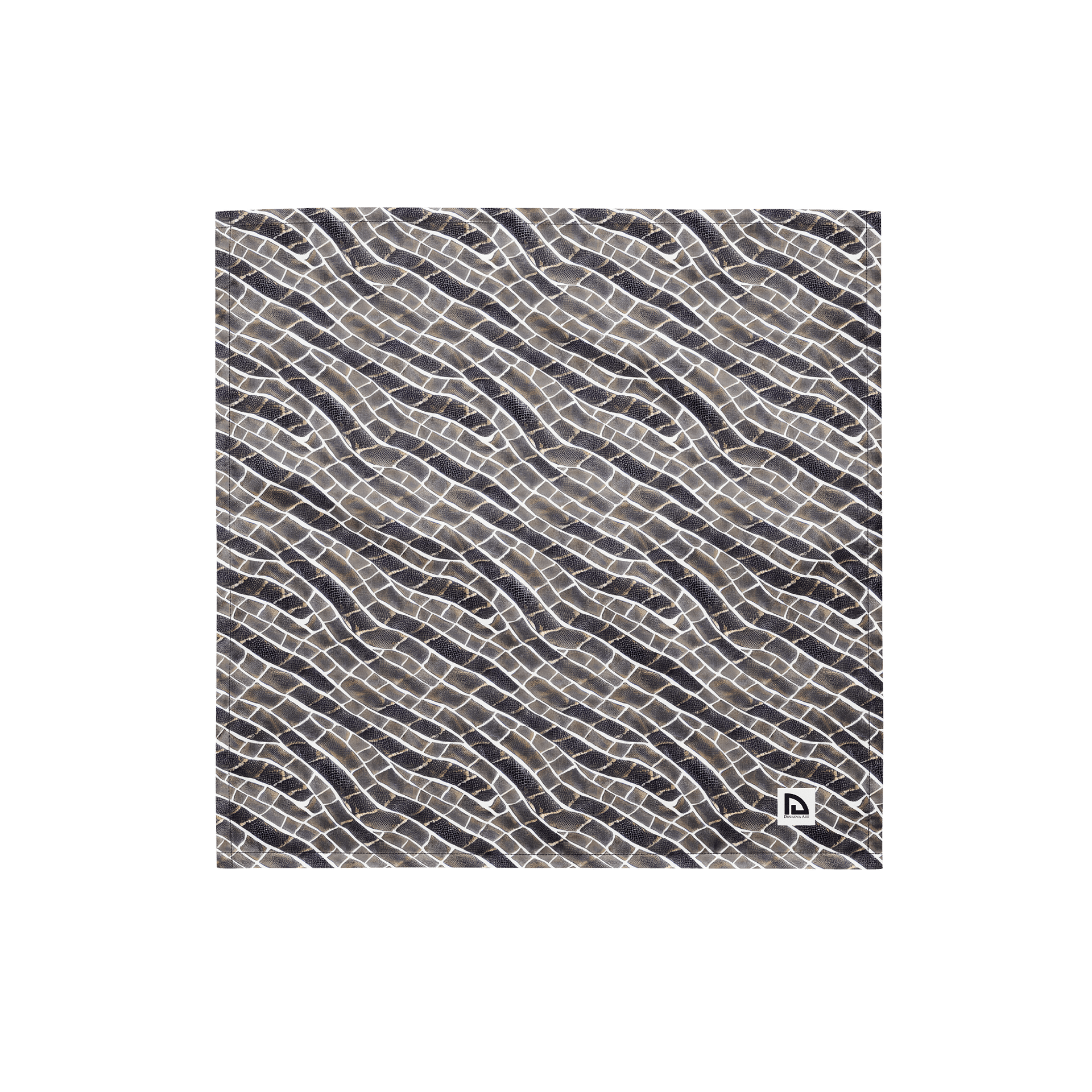 Grey Snake Skin Bandana product image (1)