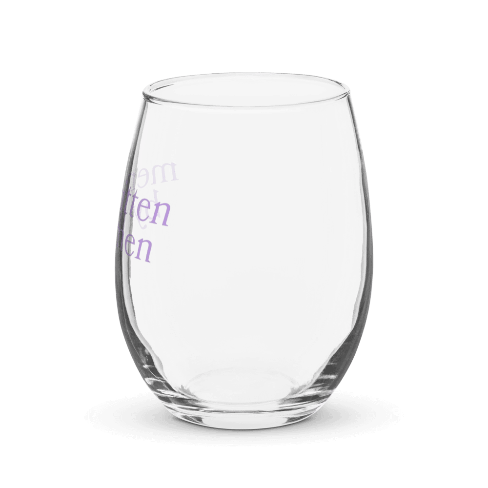 Men Written By Women Stemless Wine Glass product image (3)