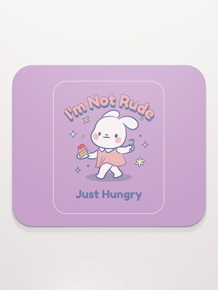Hungry Bunny Mouse Pad product image (2)