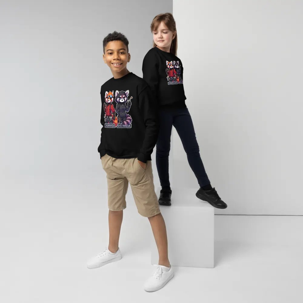 Nyx and Cypher Panda youth Sweater product image (12)