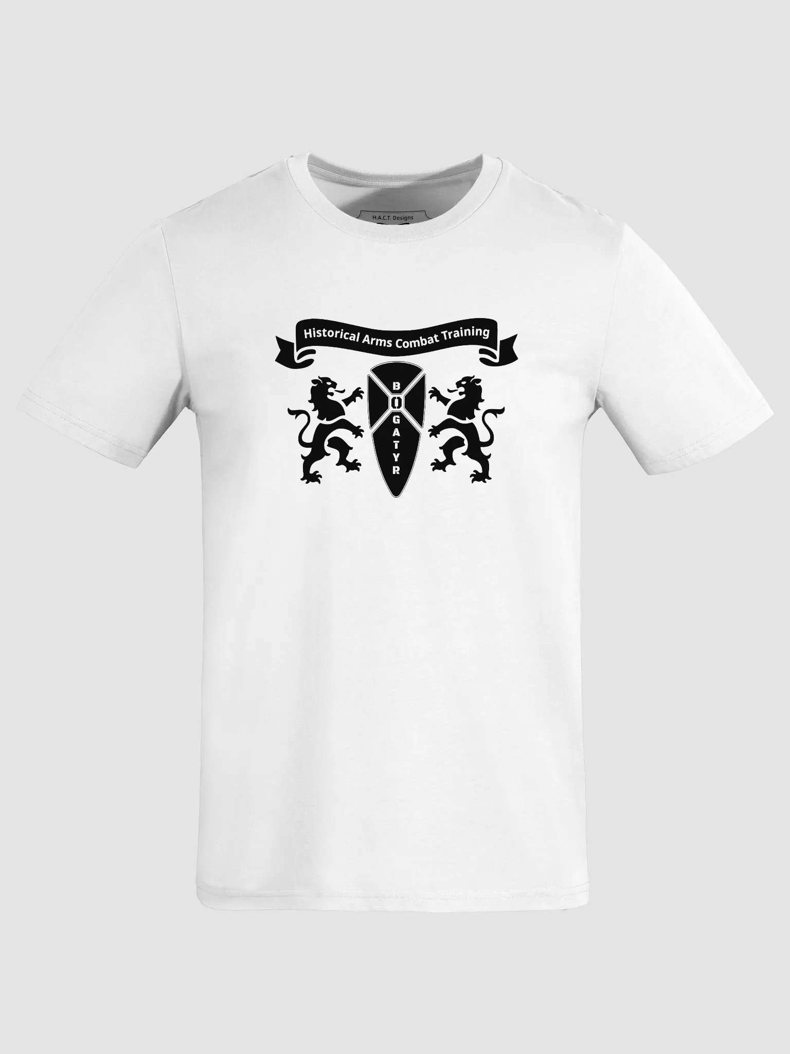 Organic Cotton T-shirt black HACT logo product image (3)