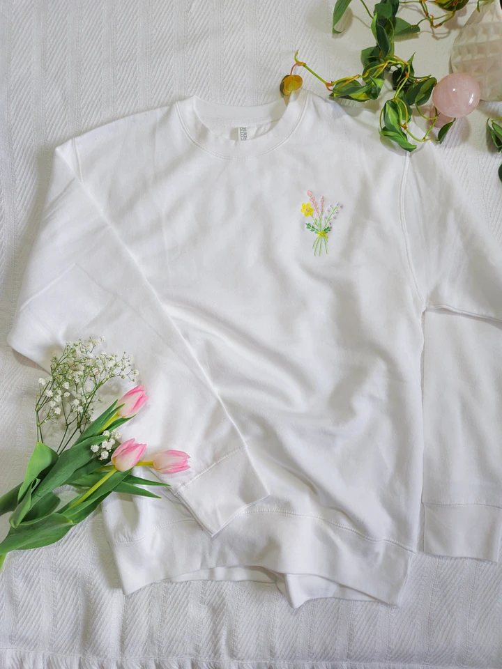 Flower Garden Embroidered Sweatshirt product image (1)