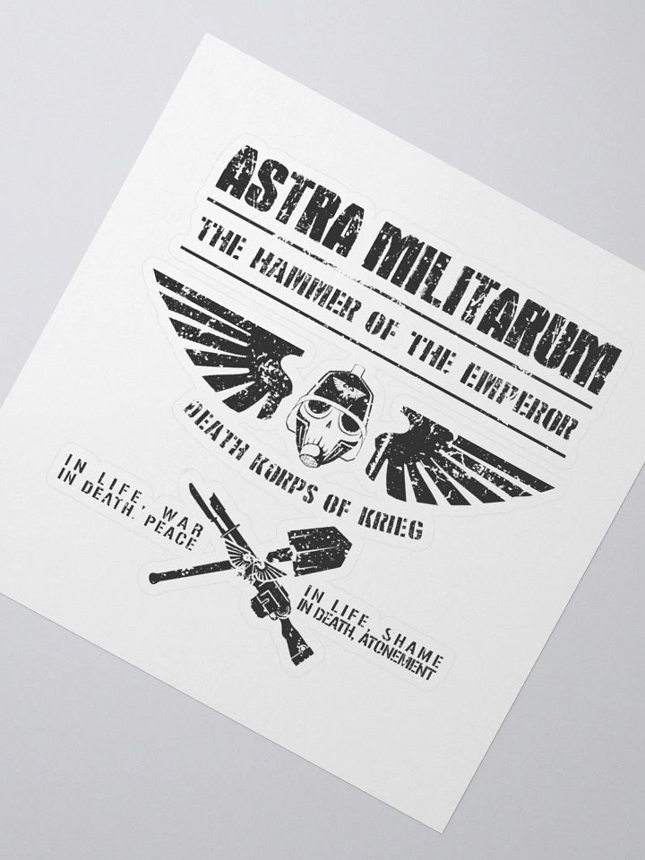 Death Korps of Krieg Warhammer 40k Sticker | Retro Military Design product image (4)