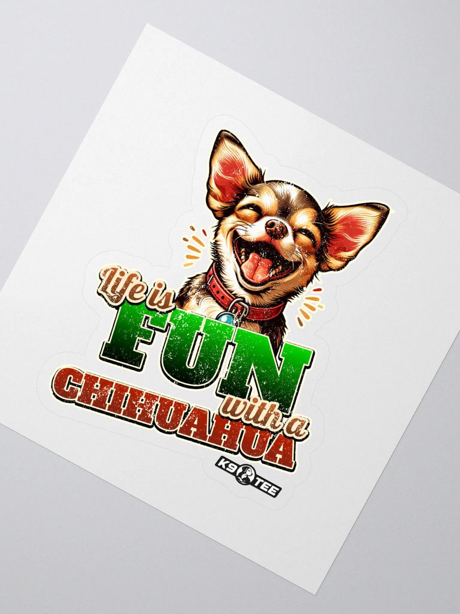 Fun Chihuahua Kiss Cut Stickers product image (2)