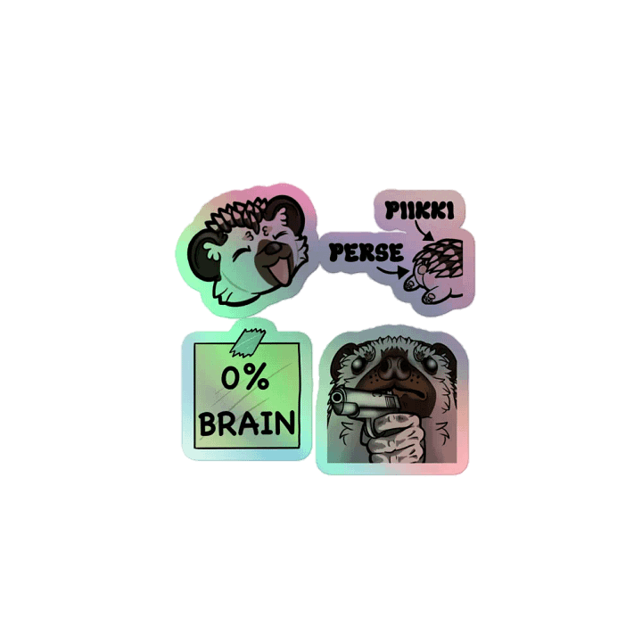 Full hedgehog set HOLOGRAPHIC product image (1)